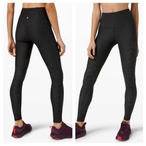 Lululemon Mapped Out High Rise Tight 28" Camo Leggings Sz 8